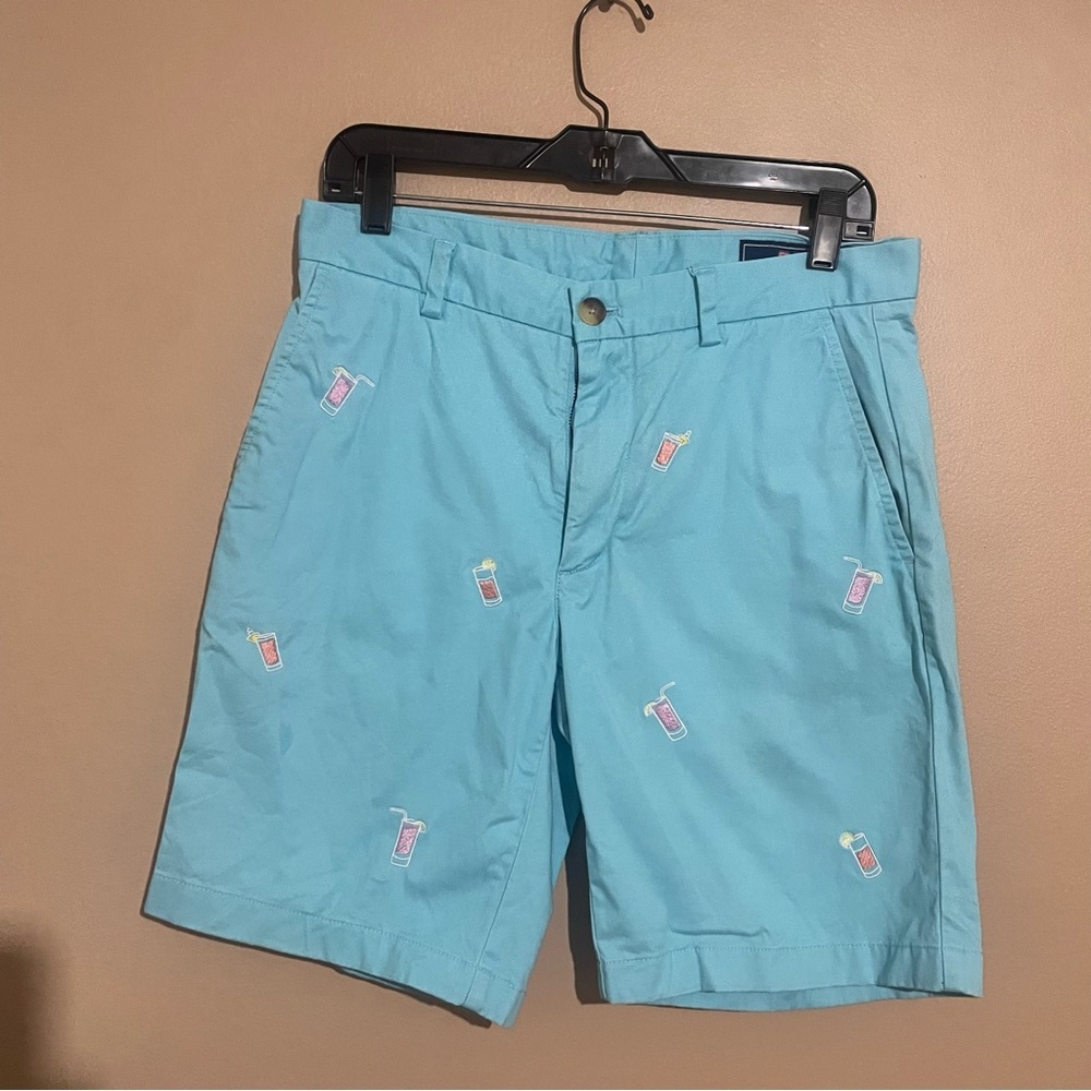 Vineyard Vines Embroidered Breaker Shorts in Blue